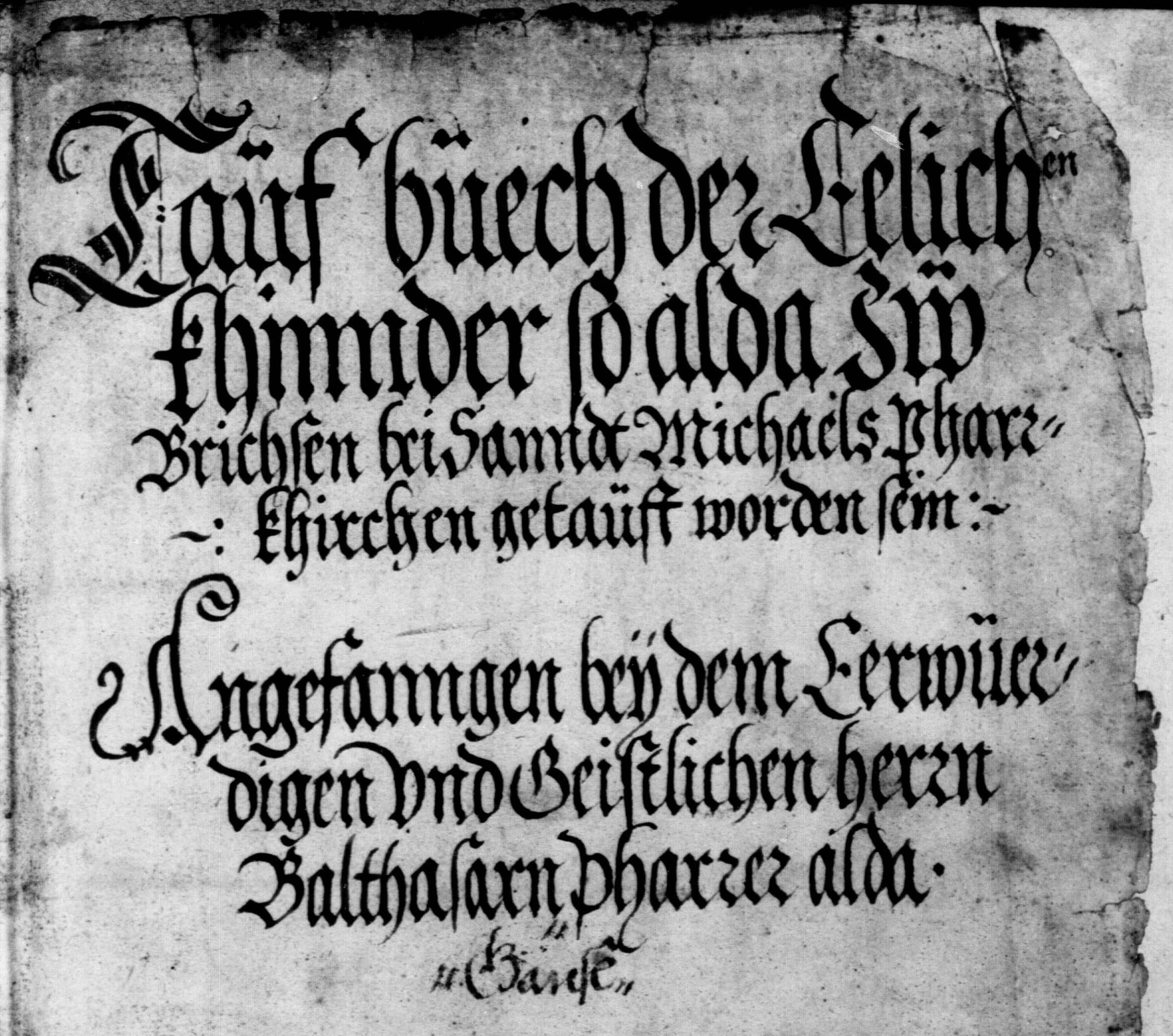 Kirchenbücher