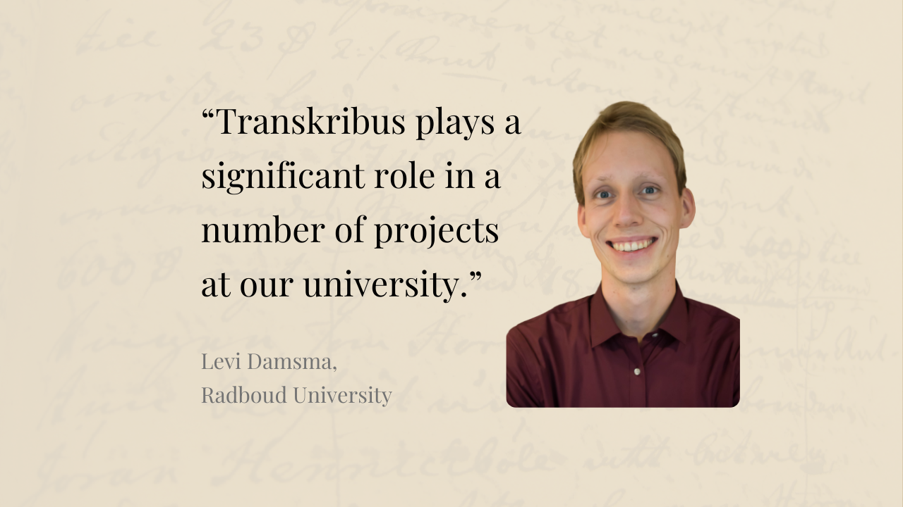 Radboud University — Service institutionnel Transkribus